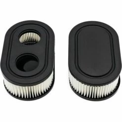 ECHOO 2 Stück Rasenmäherfilter, Ersatz-Briggs Stratton, Rasenmäher-Luftfilter, Motorluftfilter, Motormäher Ersetzt 798452 593260 5432K, Rasenmäher-Zubehör