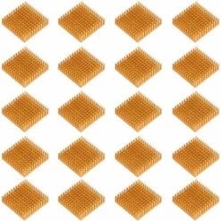 MONLY 20 Stück 40 Mm Kühlkörper, 40 X 40 X 11 Mm Aluminium-Kühlrippen (Gold)