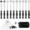 MONLY Vergaser-Einstellwerkzeug, 10er-Pack Vergaserreiniger Mit Vergaser-Reinigungsbürstennadel Und Tragetasche Für Allgemeine Kleine 2-Takt-Motoren -Motoren für Gartenwerkzeug Verkäufe 68295177 1