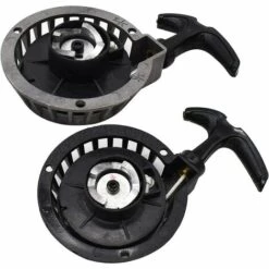 MONLY Easy Pull Starter, Tianer 2 Stück Mini Alloy Pull Starter Recoil Starter Pull Start Recoil Starter Easy Pull Für 2-Takt 49CC Pocket Bike Minimoto ATV Quad Scooter.