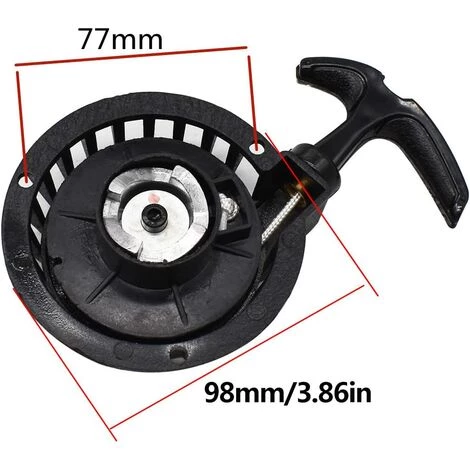 MONLY Easy Pull Starter, Tianer 2 Stück Mini Alloy Pull Starter Recoil Starter Pull Start Recoil Starter Easy Pull Für 2-Takt 49CC Pocket Bike Minimoto ATV Quad Scooter. 4 MONLY Easy Pull Starter, Tianer 2 Stück Mini Alloy Pull Starter Recoil Starter Pull Start Recoil Starter Easy Pull Für 2-Takt 49CC Pocket Bike Minimoto ATV Quad Scooter. – Bild 2