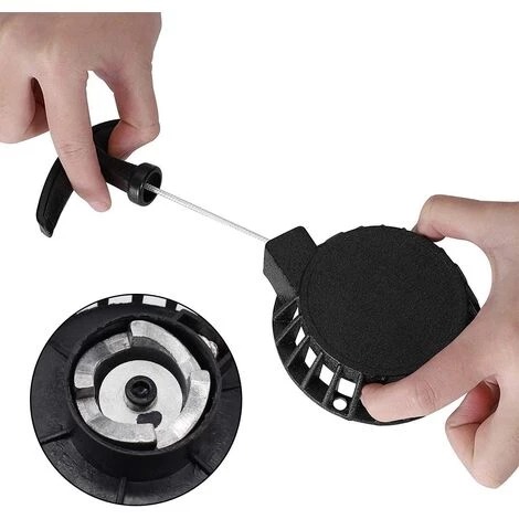 MONLY Easy Pull Starter, Tianer 2 Stück Mini Alloy Pull Starter Recoil Starter Pull Start Recoil Starter Easy Pull Für 2-Takt 49CC Pocket Bike Minimoto ATV Quad Scooter. 5 MONLY Easy Pull Starter, Tianer 2 Stück Mini Alloy Pull Starter Recoil Starter Pull Start Recoil Starter Easy Pull Für 2-Takt 49CC Pocket Bike Minimoto ATV Quad Scooter. – Bild 3