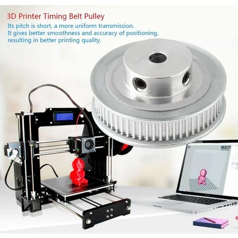 MONLY GT2 Aluminium-Zahnriemenscheiben 60 Zähne – Pro – 5 Mm Bohrung – Für 3D-Drucker 6 MONLY GT2 Aluminium-Zahnriemenscheiben 60 Zähne – Pro – 5 Mm Bohrung – Für 3D-Drucker – Bild 4