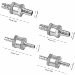 DONTODENT 4 Stück Diesel-Rückschlagventil Aus Aluminiumlegierung, 6/8/10/12 Mm Mit Pfeil -Motoren für Gartenwerkzeug Verkäufe 68615598 3