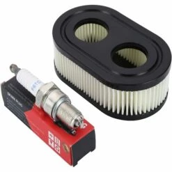 THSINDE Mäher Luftfilter Zündkerze Für Briggs & Stratton Viking Series Motoren 550E 550EX 675 Eco-Plus 575EX 798339 798452 593260 093000 09P0000 Zubehör (1 Luftfilter & Zündkerze)