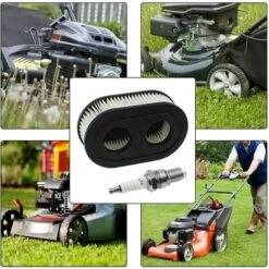 THSINDE Mäher Luftfilter Zündkerze Für Briggs & Stratton Viking Series Motoren 550E 550EX 675 Eco-Plus 575EX 798339 798452 593260 093000 09P0000 Zubehör (1 Luftfilter & Zündkerze) -Motoren für Gartenwerkzeug Verkäufe 68677046 3