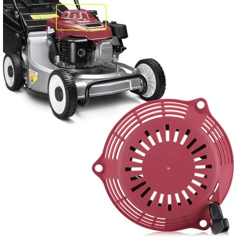 THSINDE Recoil Starter Starter Rückspulgriff Für Honda GCV135 GCV160 EN2000 Motor Rasenmäher Generator Manueller Zugstarter Rot 3 THSINDE Recoil Starter Starter Rückspulgriff Für Honda GCV135 GCV160 EN2000 Motor Rasenmäher Generator Manueller Zugstarter Rot