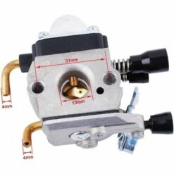 MONLY Vergaser Mit Luftfilter Kraftstoffschlauch Für Stihl FS55 FS38 FS45 FS46 FS55C FC55 FS74 FS75 FS76 FS80 KM85 Freischneider -Motoren für Gartenwerkzeug Verkäufe 68682885 3
