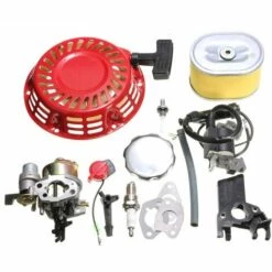 MONLY Für Honda GX160 GX200 5,5 PS Motor Kit Vergaser Rückstoß Zündspule Zündkerze Luftfilter