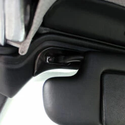 WILTEC Abdeckkappe Aufnahme Sonnenblende Links Metall Schwarz Kompatibel Mit Mercedes SL R129 W124 -Motoren für Gartenwerkzeug Verkäufe 7007496 3