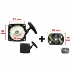 GT GARDEN Starterseilzug Mit Zwischenklocke Für Wasserpumpe