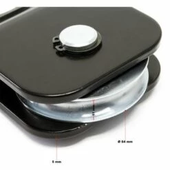 WILTEC Umlenkrolle 4t Seilwinde Lastenzug Seilzug Snatchblock Seilrolle Werkstatt Forst -Motoren für Gartenwerkzeug Verkäufe 9351190 5