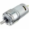 NO-NAME TRU COMPONENTS IG320005-SY9489 Gleichstrom-Getriebemotor 12 V 530 MA 0.029 Nm 995 U/min Wellen-Durch -Motoren für Gartenwerkzeug Verkäufe 9619033 1